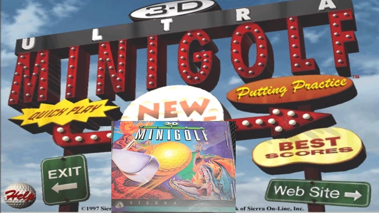 Sierra 3D Ultra MiniGolf CD-ROM (1997) &mdash; полное прохождение игры