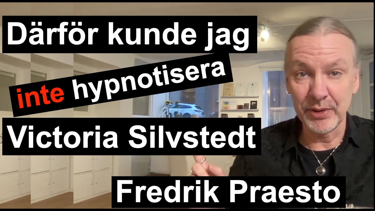 Därför kunde jag inte hypnotisera Victoria Silvstedt