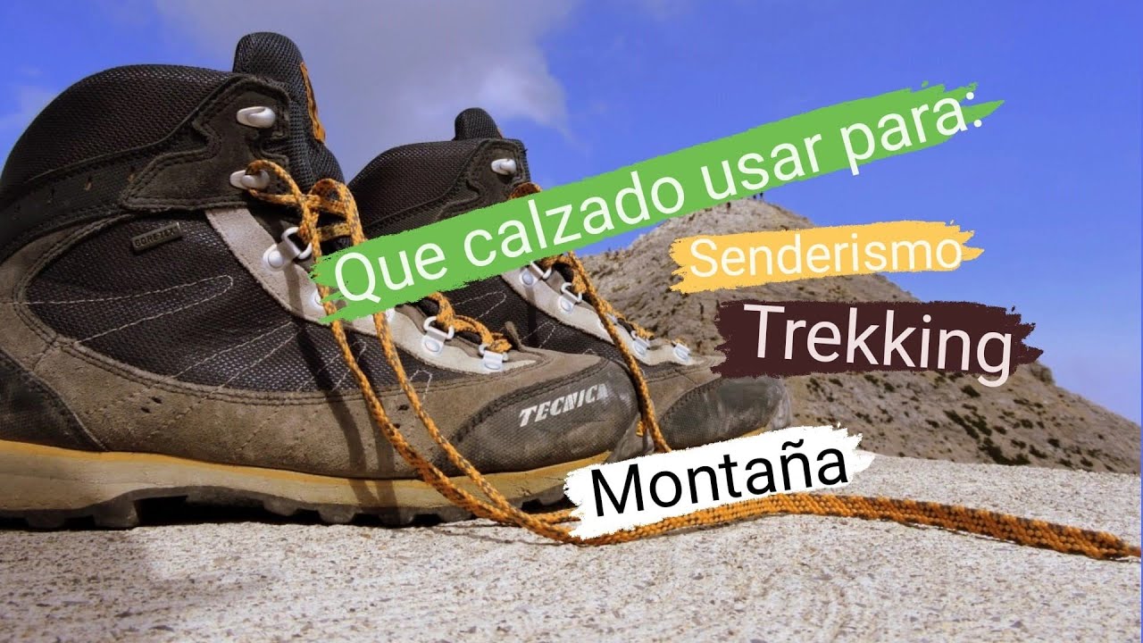 Cómo escoger un buen calzado para senderismo ⛰ 🎒
