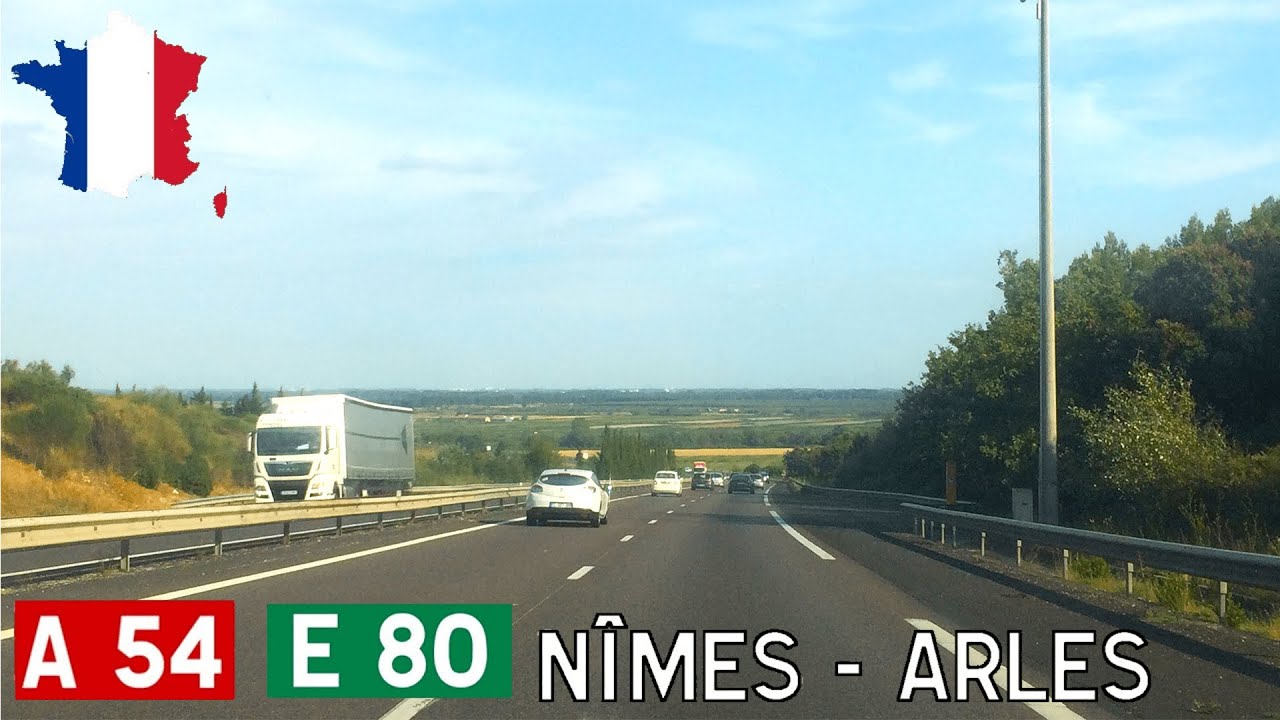 France (F): A54 Nîmes - Arles