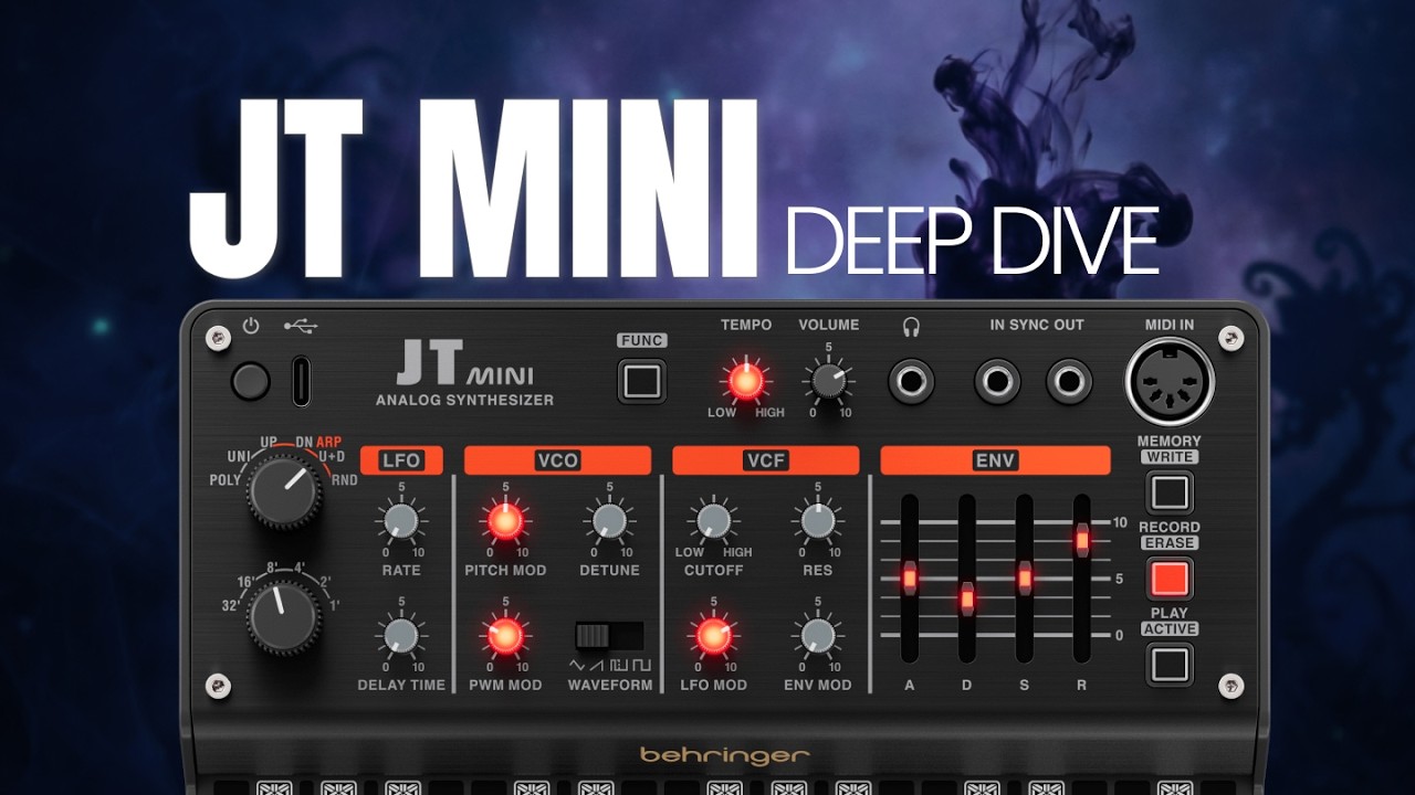 Подробное руководство по JT MINI от Behringer