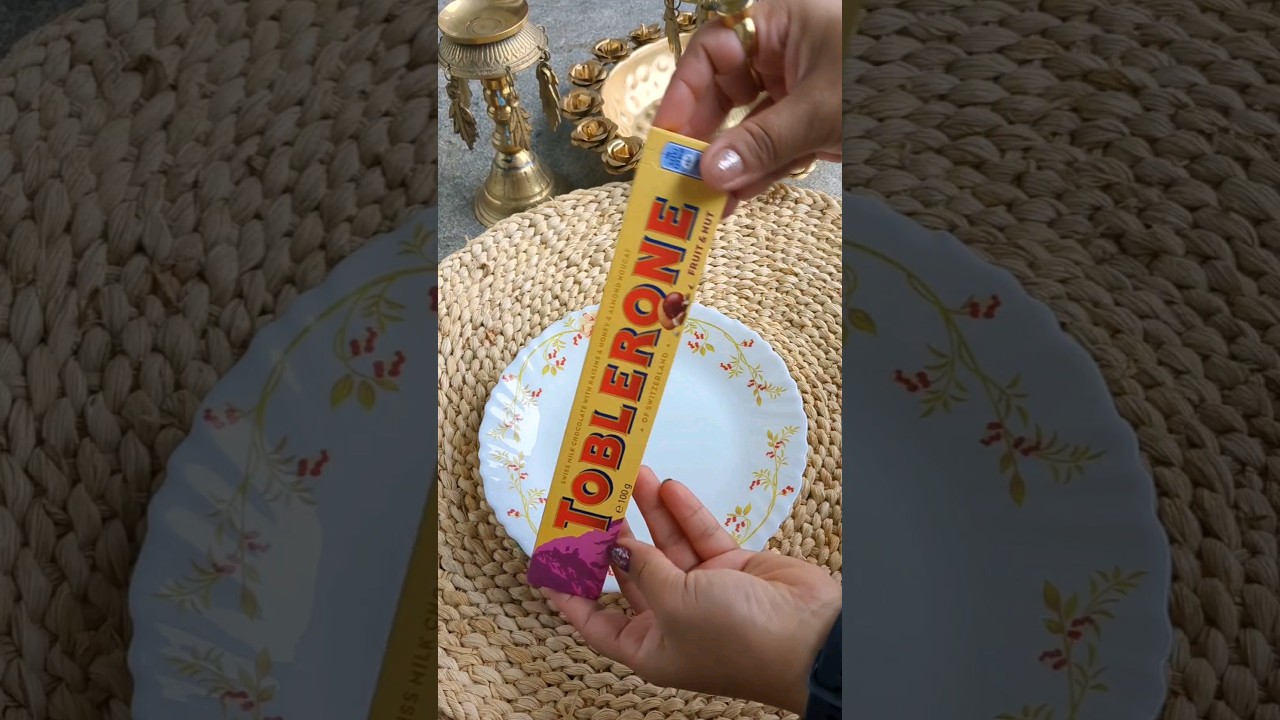 #IndulgeInJoy: Toblerone Chocolate Unboxing Experience 🍫✨