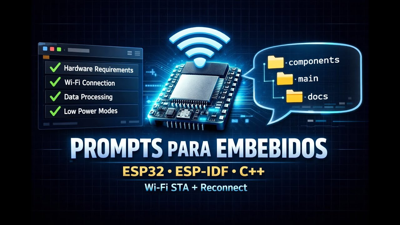 ESP32 + FreeRTOS: Diseñando Firmware Profesional con Prompts en C++