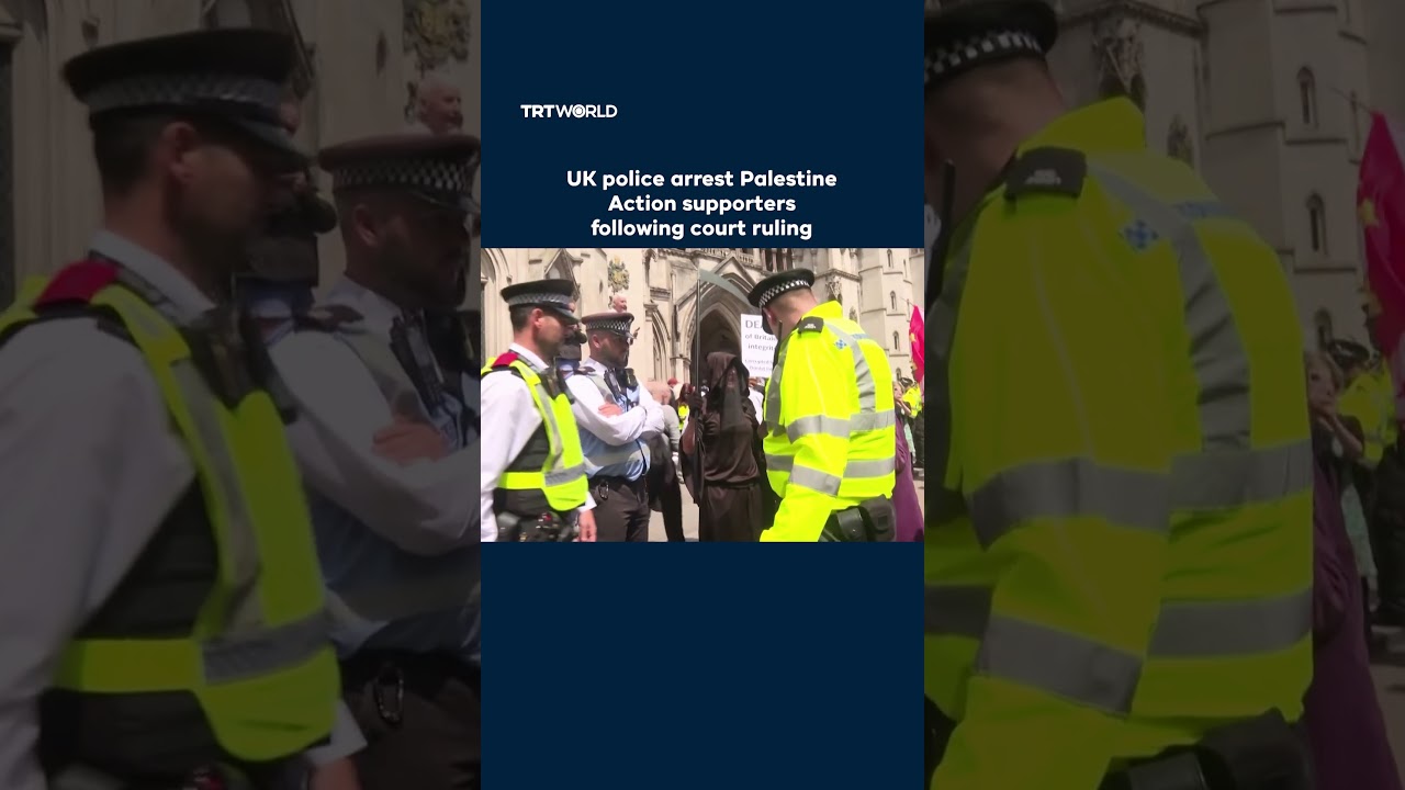 UK police arrest Palestine Action supporters in London following court ruling