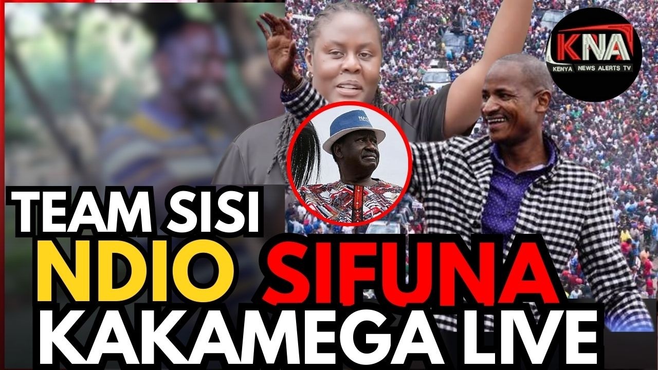LIVE : EDWIN SIFUNA MEGA RALLY IN KAKAMEGA