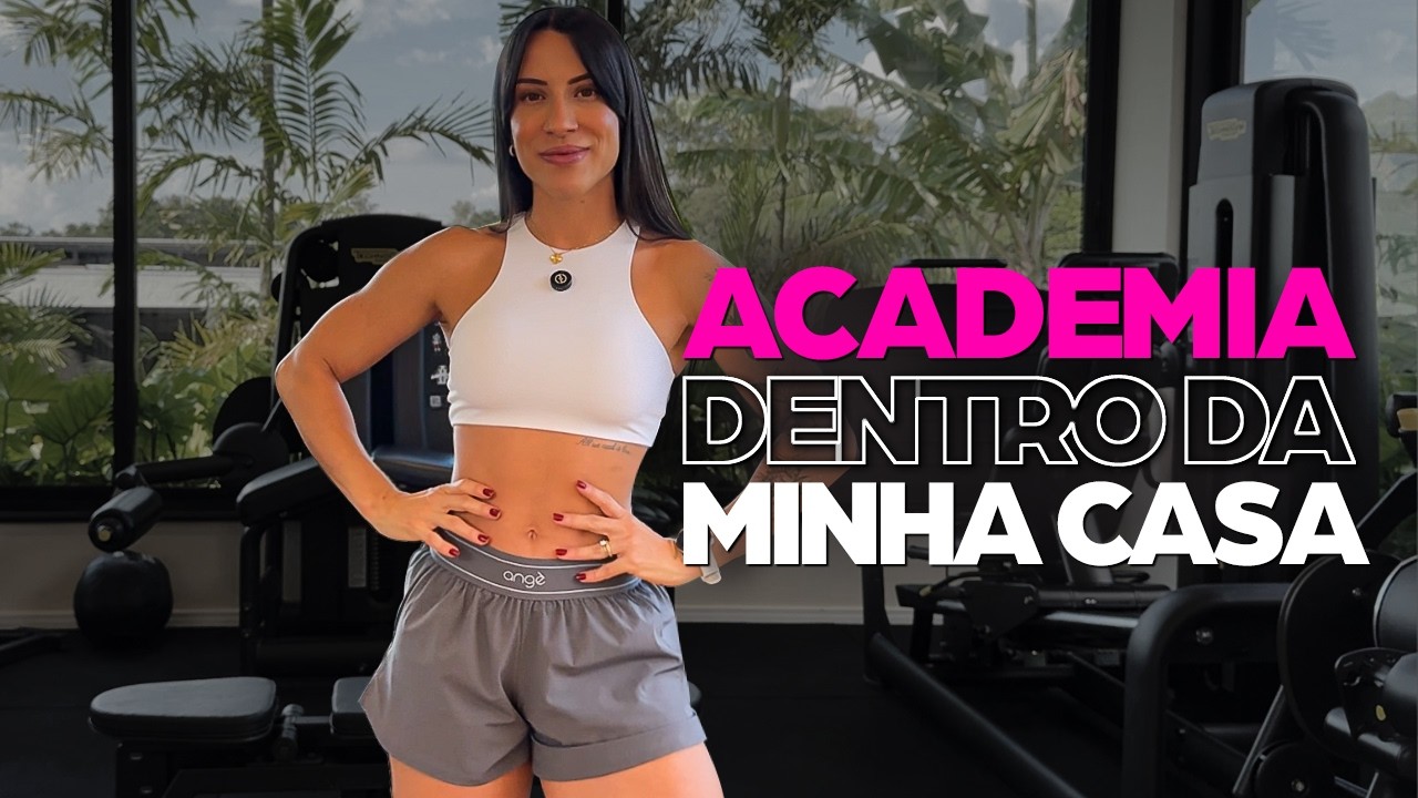 MONTEI UMA ACADEMIA DE LUXO NA MINHA CASA
