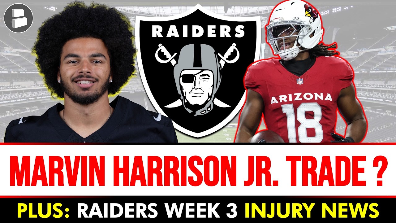 Marvin Harrison Jr. Trade Rumors + Raiders Injury Report News Before Saints NFL Week 3 Game