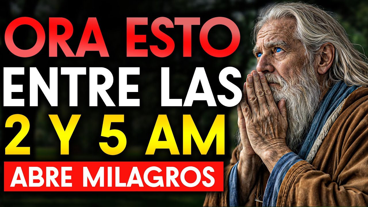 SI TE DESPIERTAS ENTRE 2 Y 5 AM, ORA ASÍ Y ABRE LA PUERTA A LOS MILAGROS