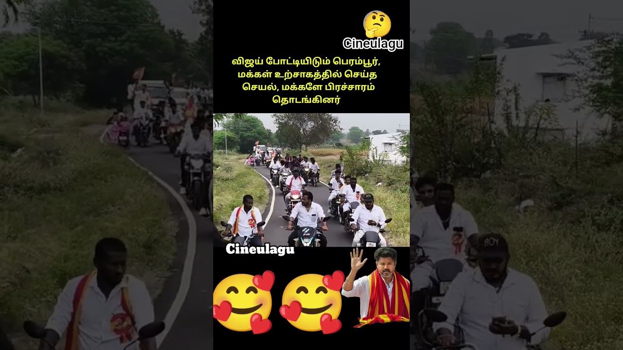 Vijay Perambur  Fans Great Love For Thalapathy 🥰👌#trending #vijay #indianactor #love #lovestatus