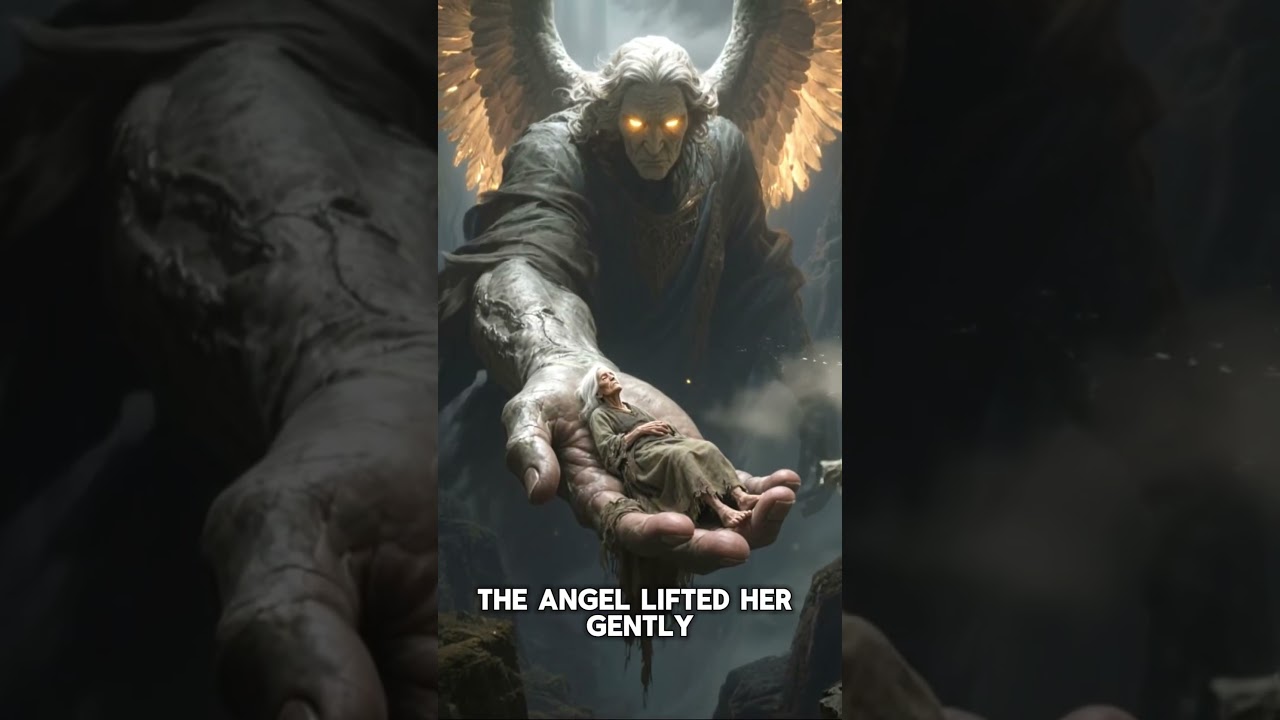 Divine Intervention: A Giant Angel Saves an Innocent Woman From the Cliff