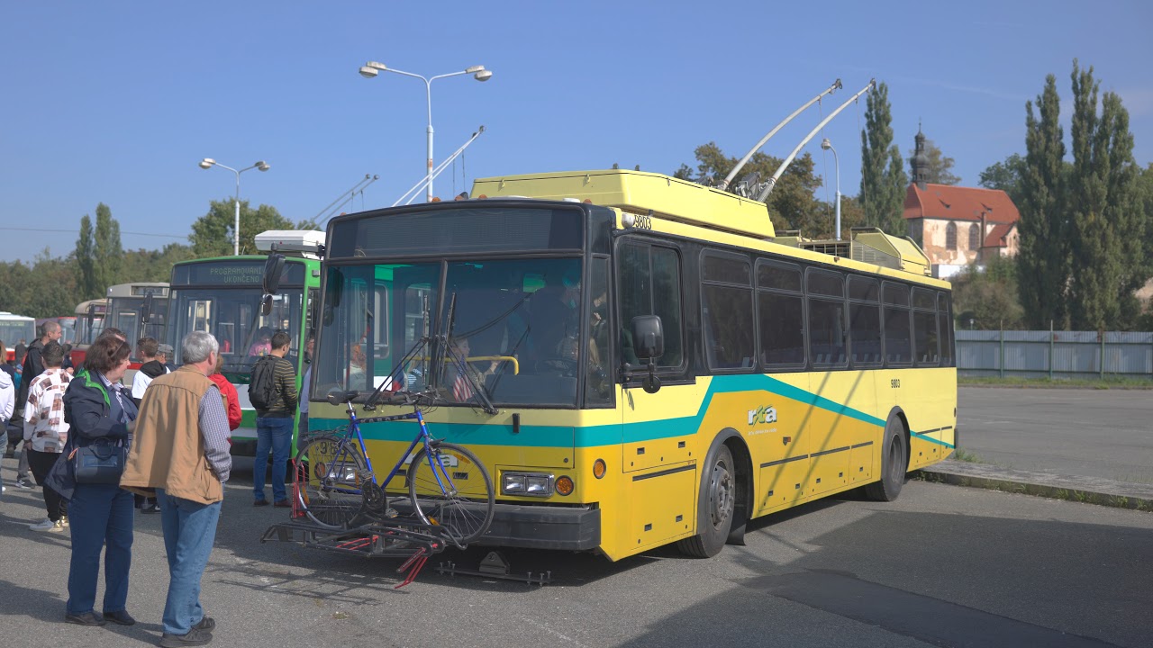 Oslavy výročí výroby a provozu trolejbusů v Plzni: 6Tr, 7Tr, 9Tr, 14Tr, 15Tr, T 11 | 8K HDR