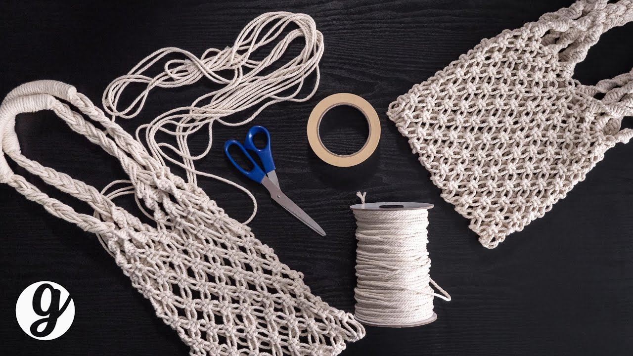 Making Reusable Macrame Bags | GRATEFUL
