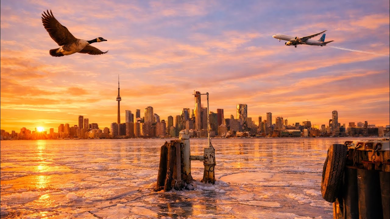 Frozen Toronto Islands ❄️ | Winter Ferry Ride to Ward Island