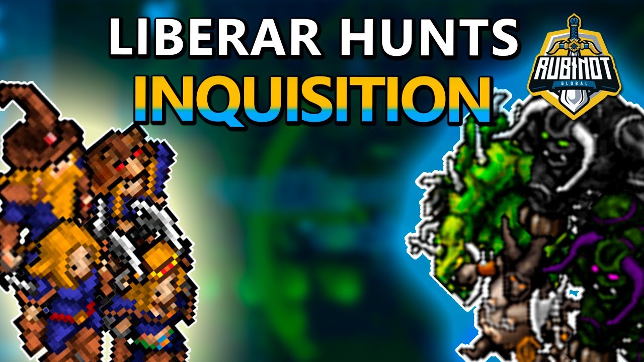 Como LIBERAR todas as HUNTS/TPS da INQUISITION QUEST no RUBINOT (SOLO ou PT) de forma FÁCIL