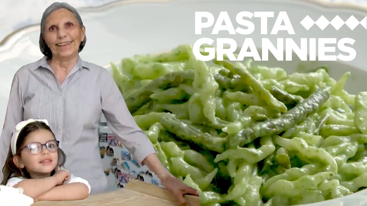Are these the youngest expert trofie pasta makers around? | Pasta Grannies