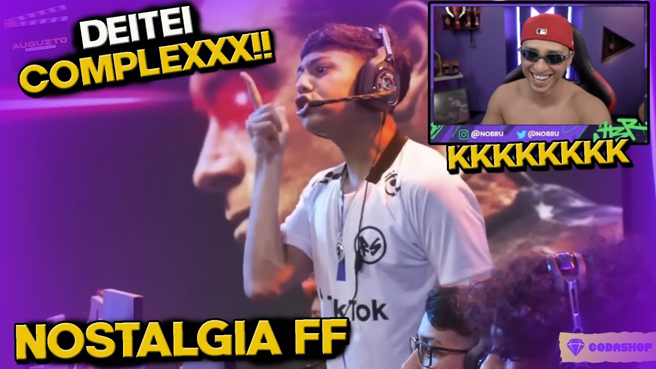NOBRU REAGINDO A NOSTALGIA AUGUZTO | OS CLIPES MAIS ENGRAÇADOS DO CANAL!! NOSTALGIA FF !!