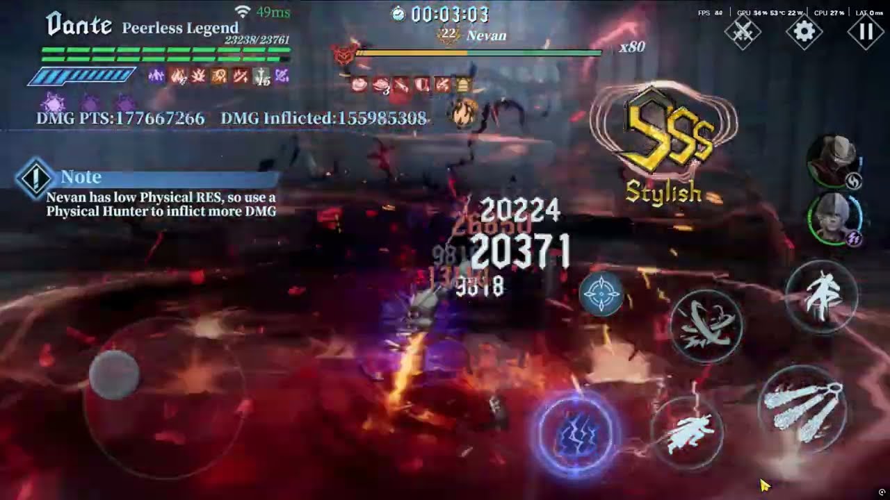 S rank CV | Takedown Nevan | Boss Hunt | Devil May Cry: Peak of Combat | ASIA