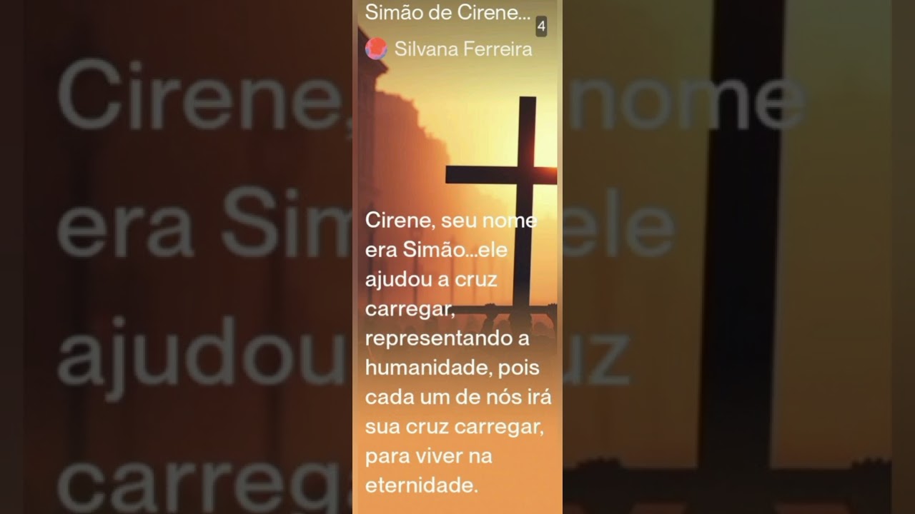 Simão de Cirene/ letra: Silvana F./ música: Suno