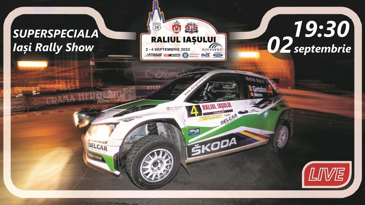 CAMPIONATUL NATIONAL DE RALIURI BETANO - RALIUL IASULUI 2022 - PS 1 SUPERSPECIALA IASI RALLY SHOW