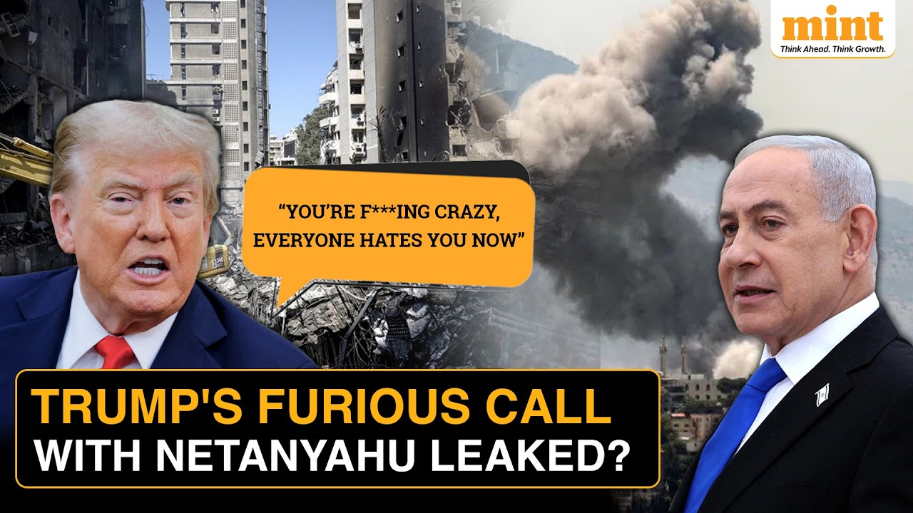 Trump Explodes At Netanyahu As Iran Issues Chilling Warning To Israel Over Beirut | Watch