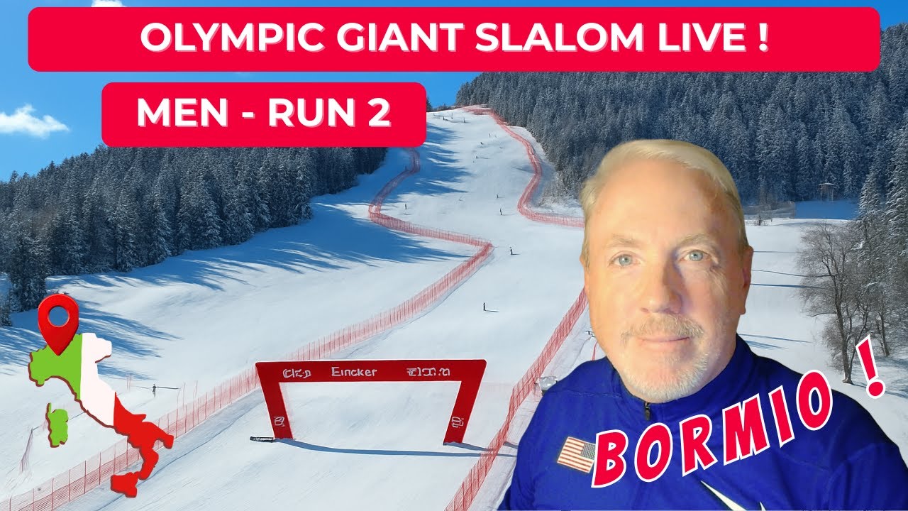 Olympic Men's Giant Slalom - Commentary & Watchalong #milanocortina2026 #olympics2026 #giantslalom