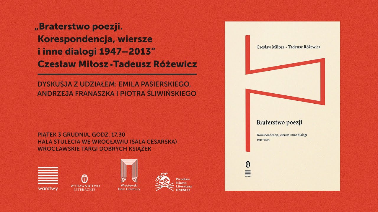 „Braterstwo poezji” – premiera korespondencji Czesława Miłosza i Tadeusza Różewicza