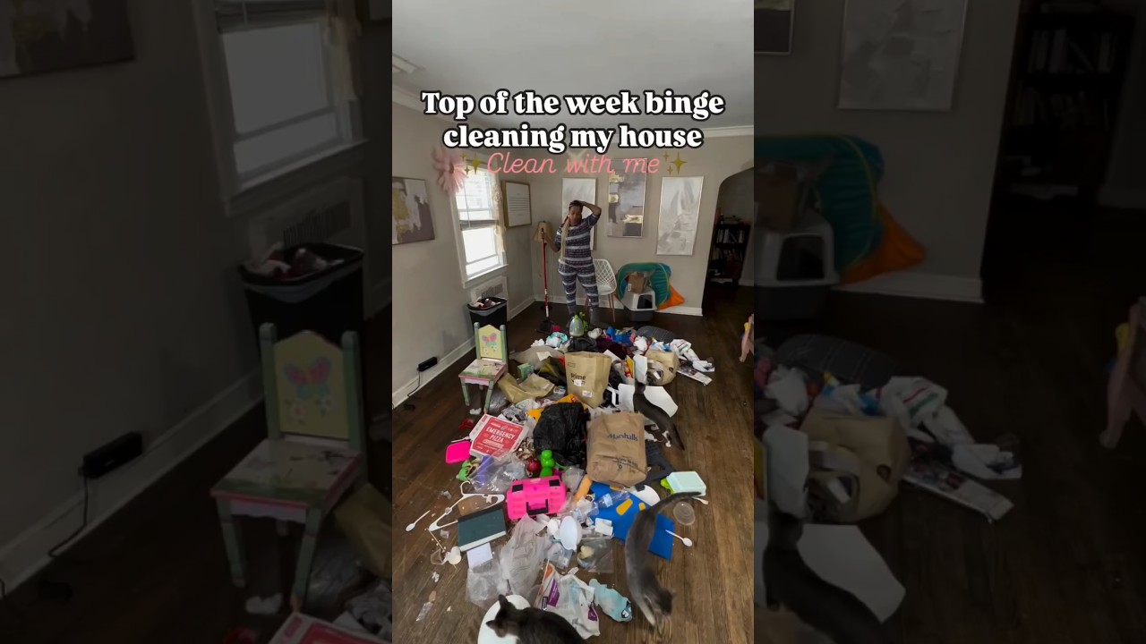 Morning Deep Cleaning While Kids Were At School 🏫 #shorts #danmark #School #housecleaning #trending