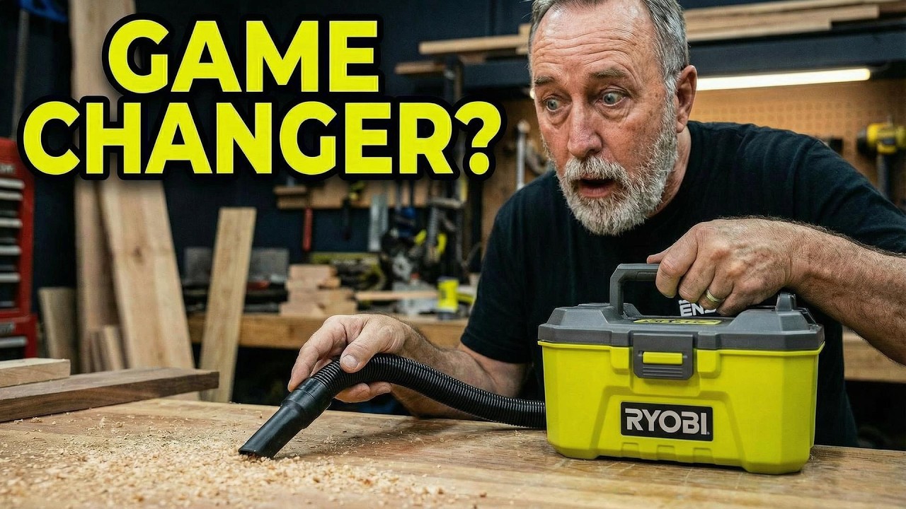 Why you Need Ryobi 18V 1-Gallon Vacuum (PCL733) - Demo & Review