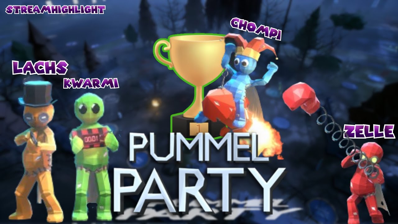 Lustige und spannende Runden Pummel Party | Streamhighlights