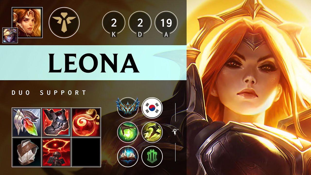 Leona Support vs Rell - KR Challenger Patch 25.21