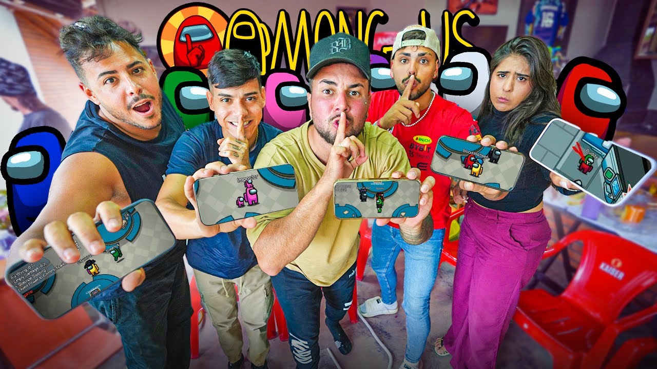 JOGANDO AMOGG US COM OS MEUS AMIGOS DEPOIS DE MUITO TEMPO 😱
