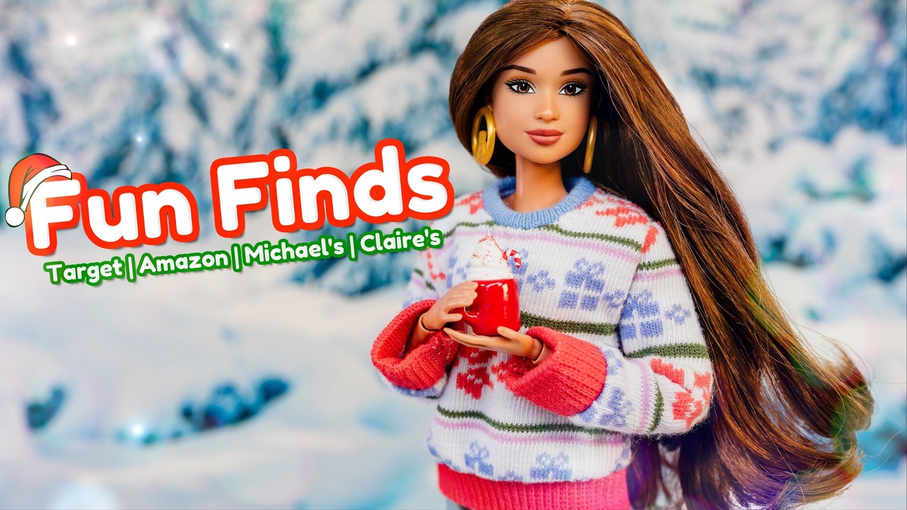 Looking For Fun Finds For The Dollhouse: Amazon, Target, Michaels & Claire’s | DIY Sweater