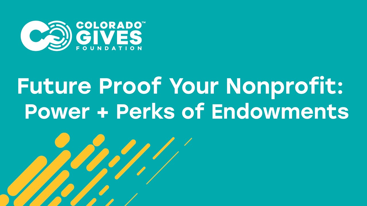 Nonprofit Webinar Power and Perks of Endowments