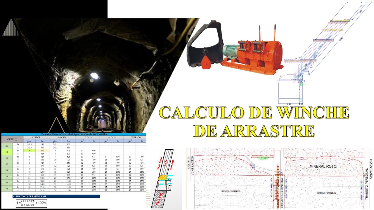 CALCULO OPERATIVO DE WINCHE DE ARRASTRE