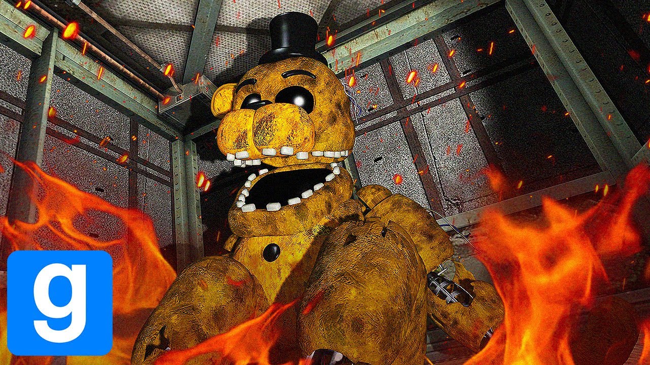 ESCAPING from GOLDEN FREDDY... | Garrys Mod FNAF