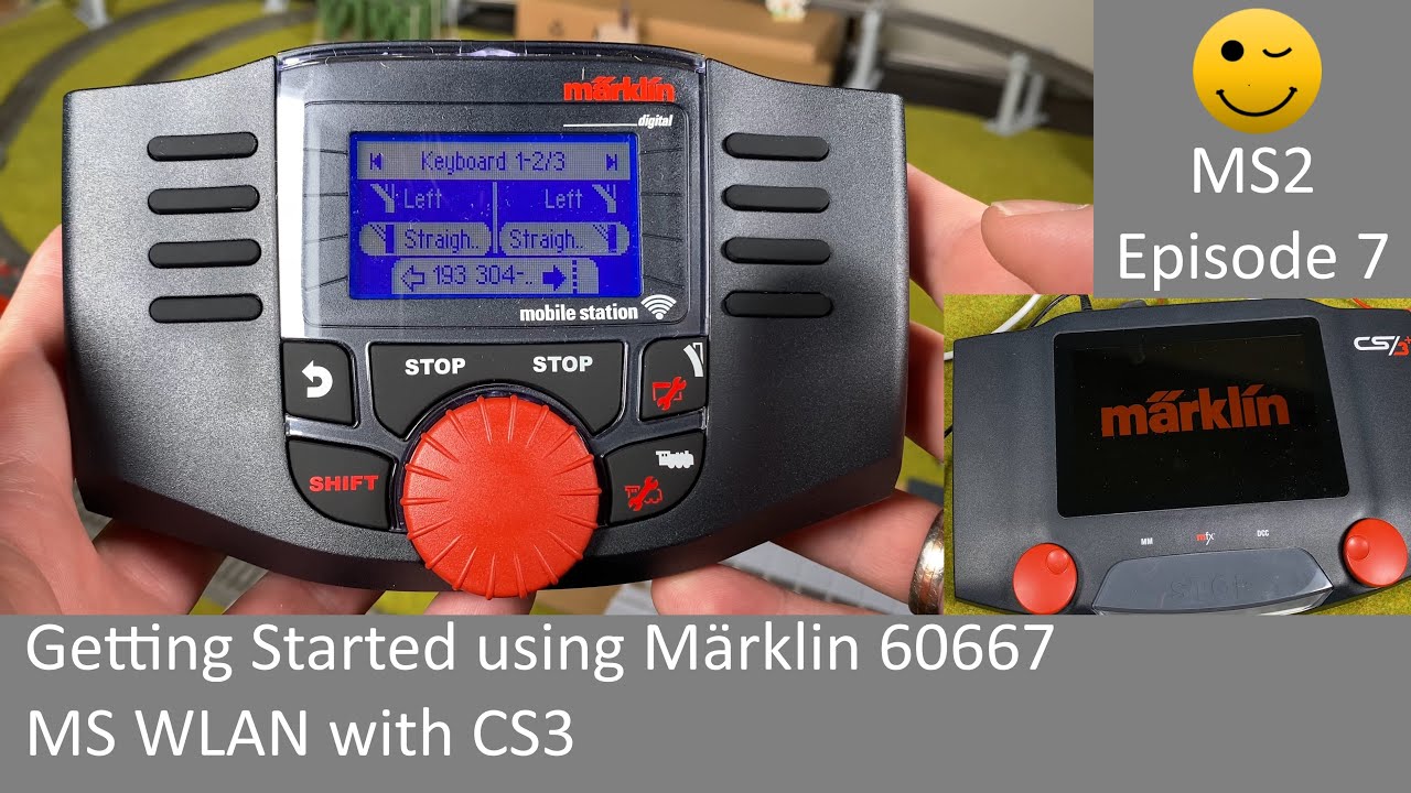 Начало работы с Märklin 60667 MS WLAN с CS3 (MS2 Эпизод 7)