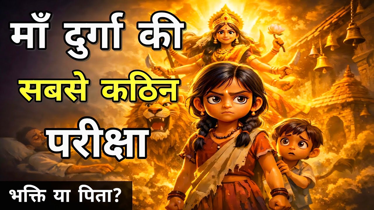 माँ दुर्गा की सबसे कठीन परीक्षा | Ek Kanya Ki Sacchi Bhakti Ki Kahani | Sacchi Bhakti  | Stories