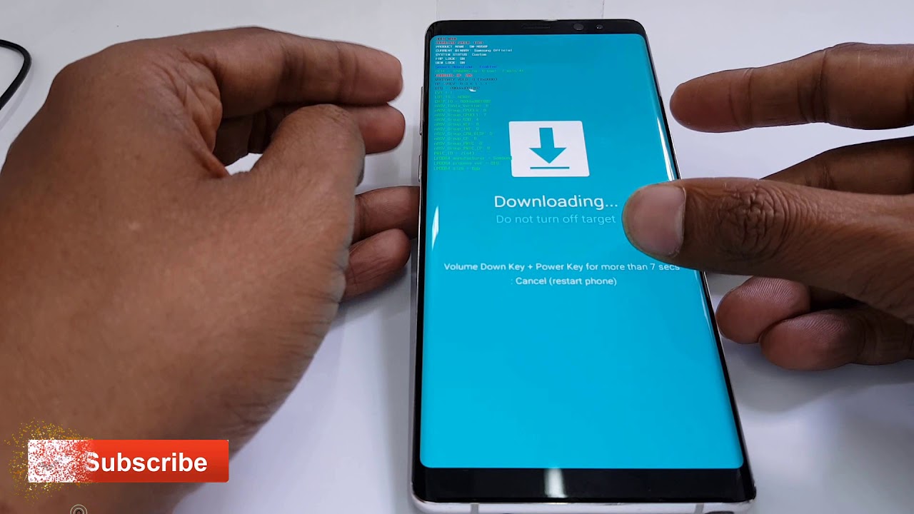 Samsung Galaxy Note 8 Download mode