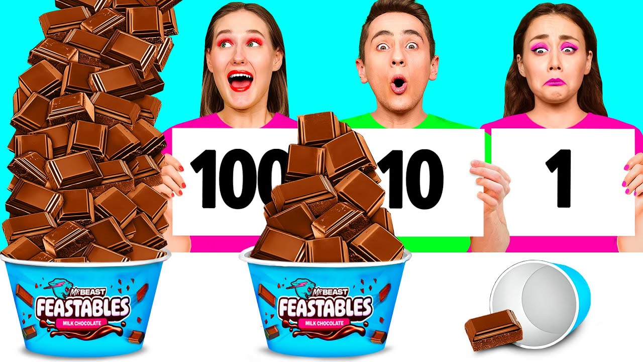 100 Layers of Food Challenge | Delicious Recipes by KaZaZa Challenge