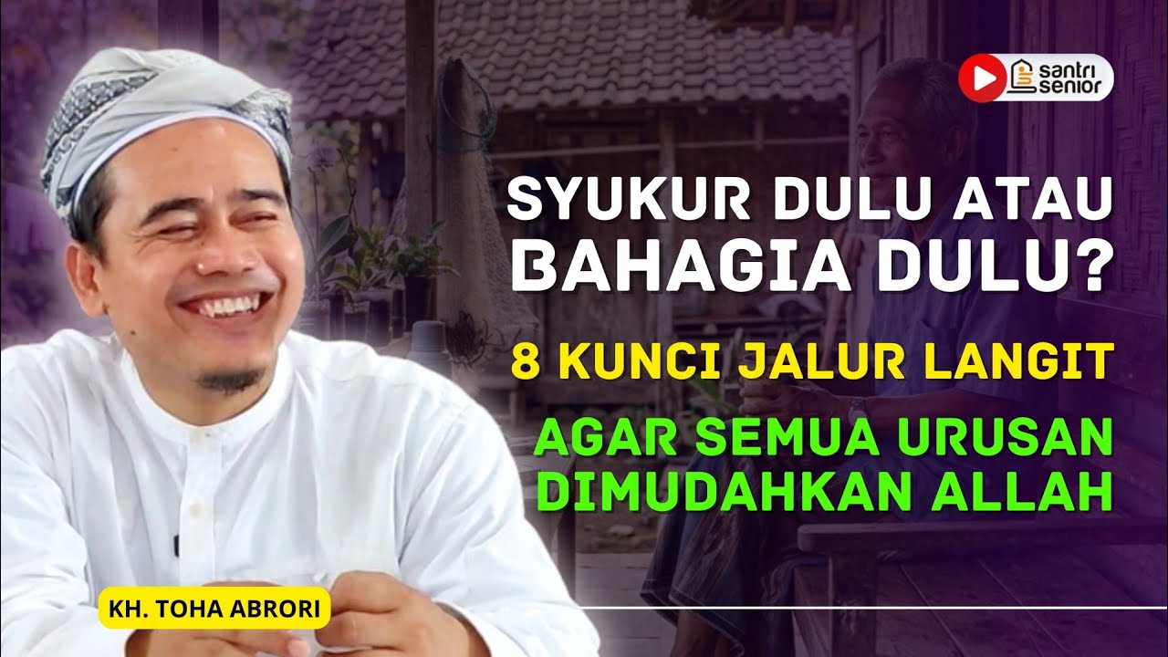 Hidup Lagi Ruwet? Ini 8 Rahasia Agar Hati Tenang dan Rezeki Mengalir Deras! KH Toha Abrori
