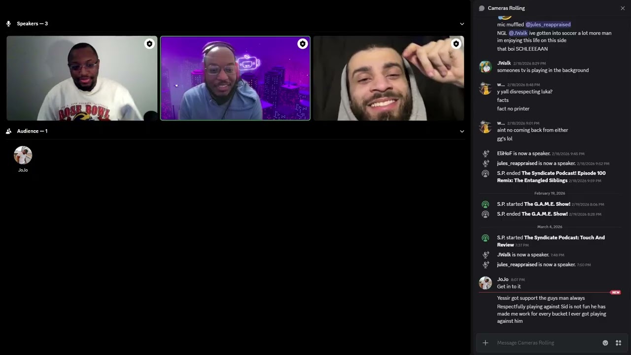 The Syndicate Podcast! Season 2 Episode 1: Post-Olympic Celebratory Wings