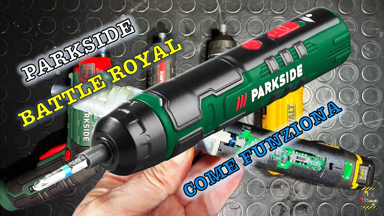 PARKSIDE AVVITATORE GIRAVITE CON FRIZIONE smontaggio come funziona recensione test manutenzione
