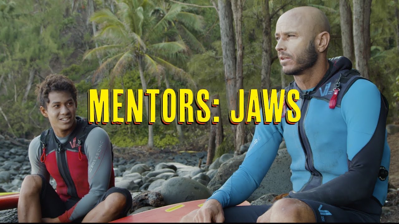 MENTORS : SHANE DORIAN & SETH MONIZ - SURFING BIG WAVES AT JAWS FOR THE FIRST TIME