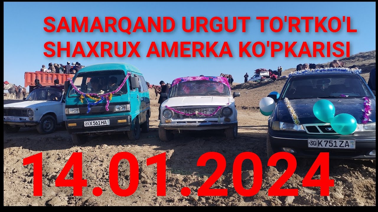 SAMARQAND URGUT TO'RTKO'L  SHAXRUX AMERKA KO'PKARISI 14.01.2025