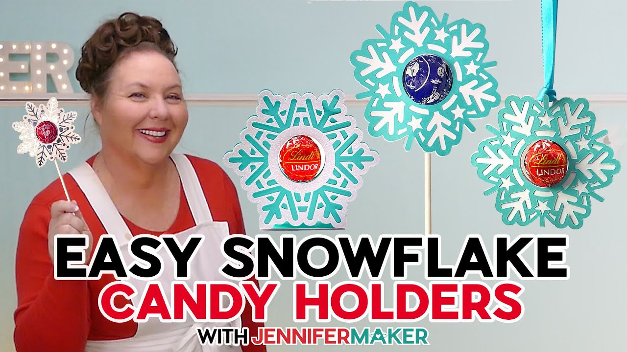 EASY Snowflake Candy Holder | Lollipops, Chocolates, or Ornaments! ❄️