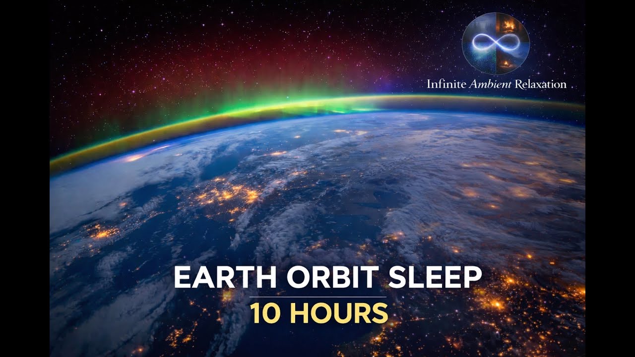 Earth Orbit Ambience – 10 Hours | Sleep, Meditation & Relaxation