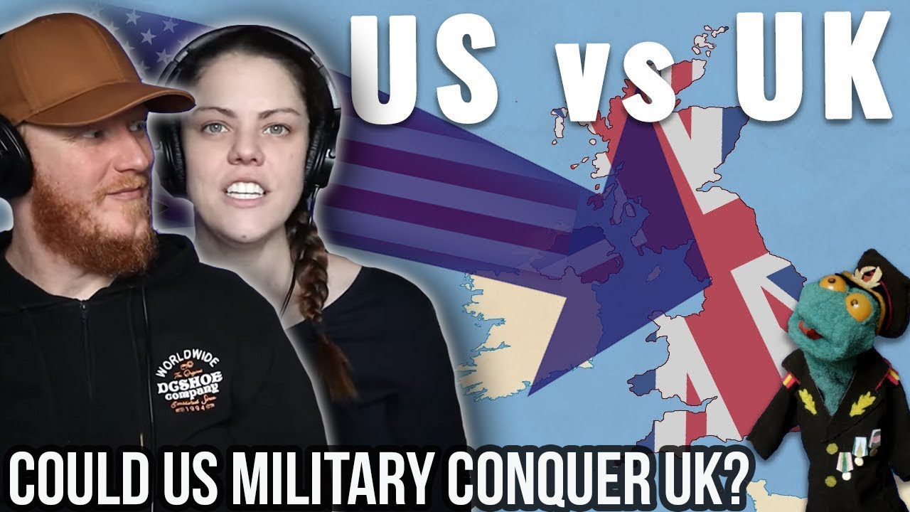 COUPLE React to Could US Military Conquer UK If It Wanted To? | OB DAVE REACTS