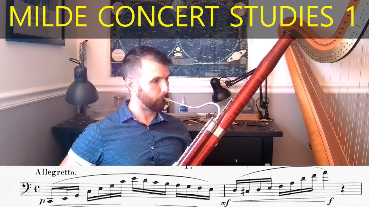 Milde Concert Studies for Bassoon no 1
