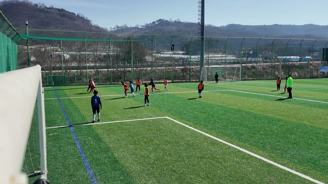 한국유소년축구연합회 대표팀 선발전 U10 / (주황색 3번)