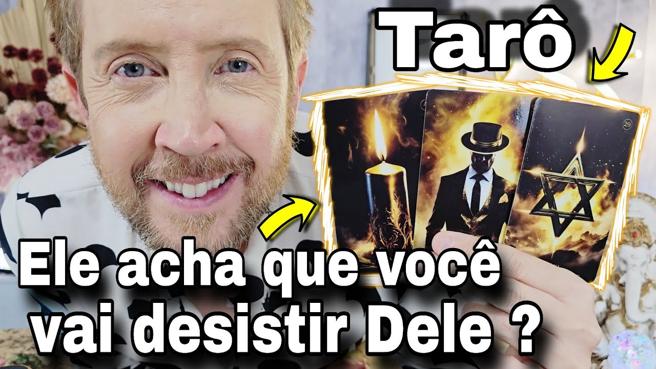 URGENTE ! ELE ACHA QUE VOCÊ DESISTIU DELE ? TODA A VISÃO DELE SOBRE VOCÊ HOJE ! rei do oráculo hoje